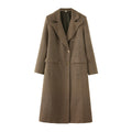 Herringbone Long Coat