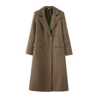 Herringbone Long Coat