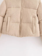 Stand-Collar Short Warm Cotton Jacket