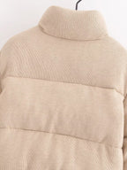 Stand-Collar Short Warm Cotton Jacket