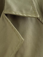 Collared Double Breasted Casual Jacket