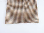 Plaid Long Overcoat Outerwear