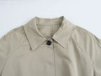 Mid Length Waistband Trench Coat
