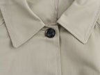 Mid Length Waistband Trench Coat