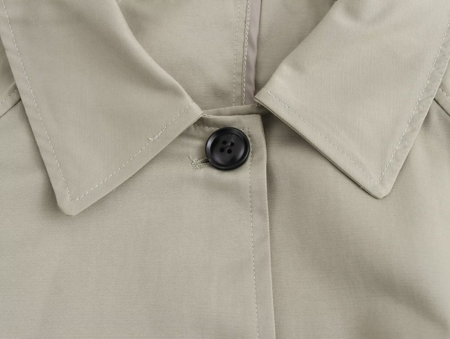 Mid Length Waistband Trench Coat