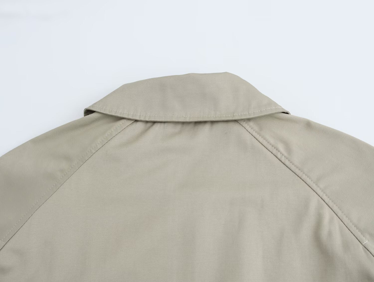 Mid Length Waistband Trench Coat