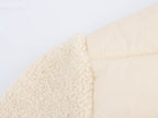 Stand-Collar Knitted Patchwork Jacket