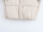 Hooded Long-Sleeve Cotton Jacket