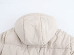 Hooded Long-Sleeve Cotton Jacket