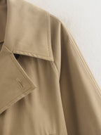 Simple Trench Short Jacket