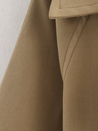 Simple Trench Short Jacket