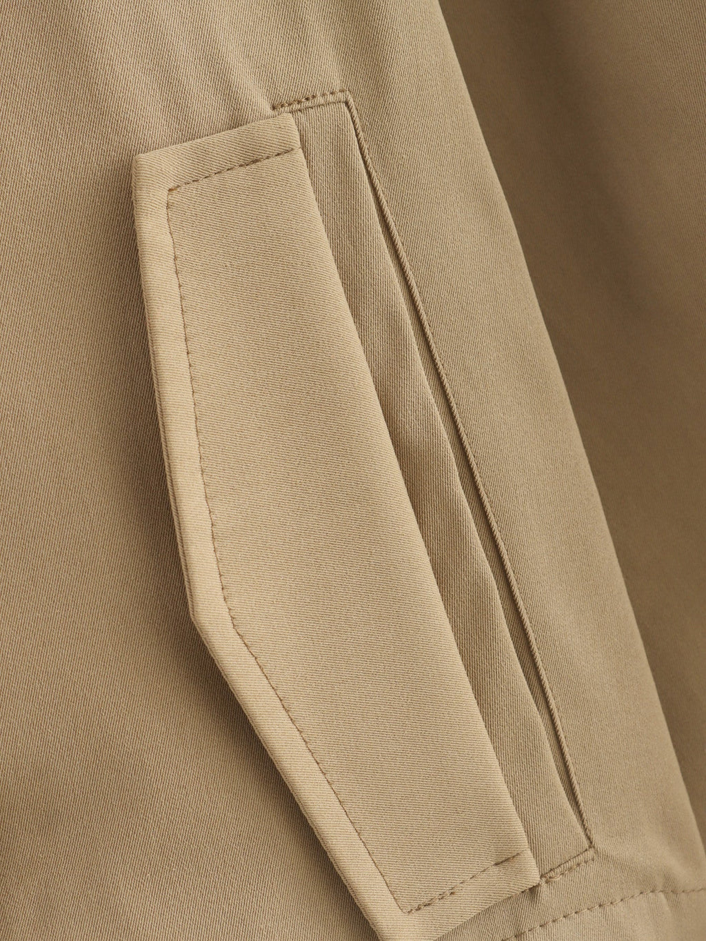 Simple Trench Short Jacket