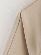 Simple Trench Short Jacket