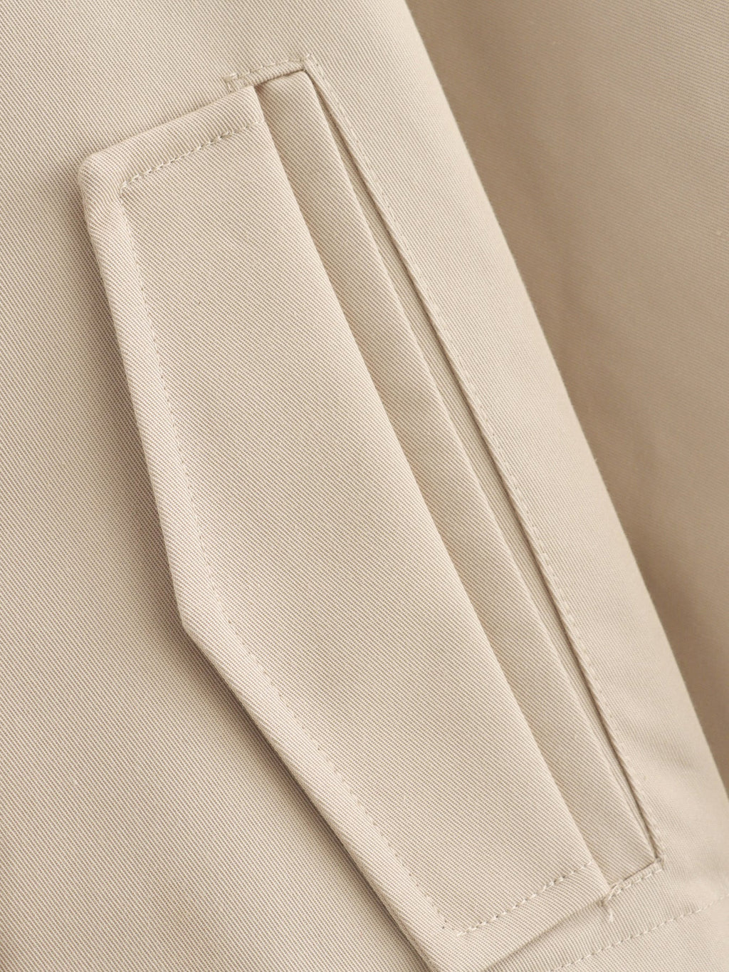 Simple Trench Short Jacket