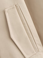 Simple Trench Short Jacket