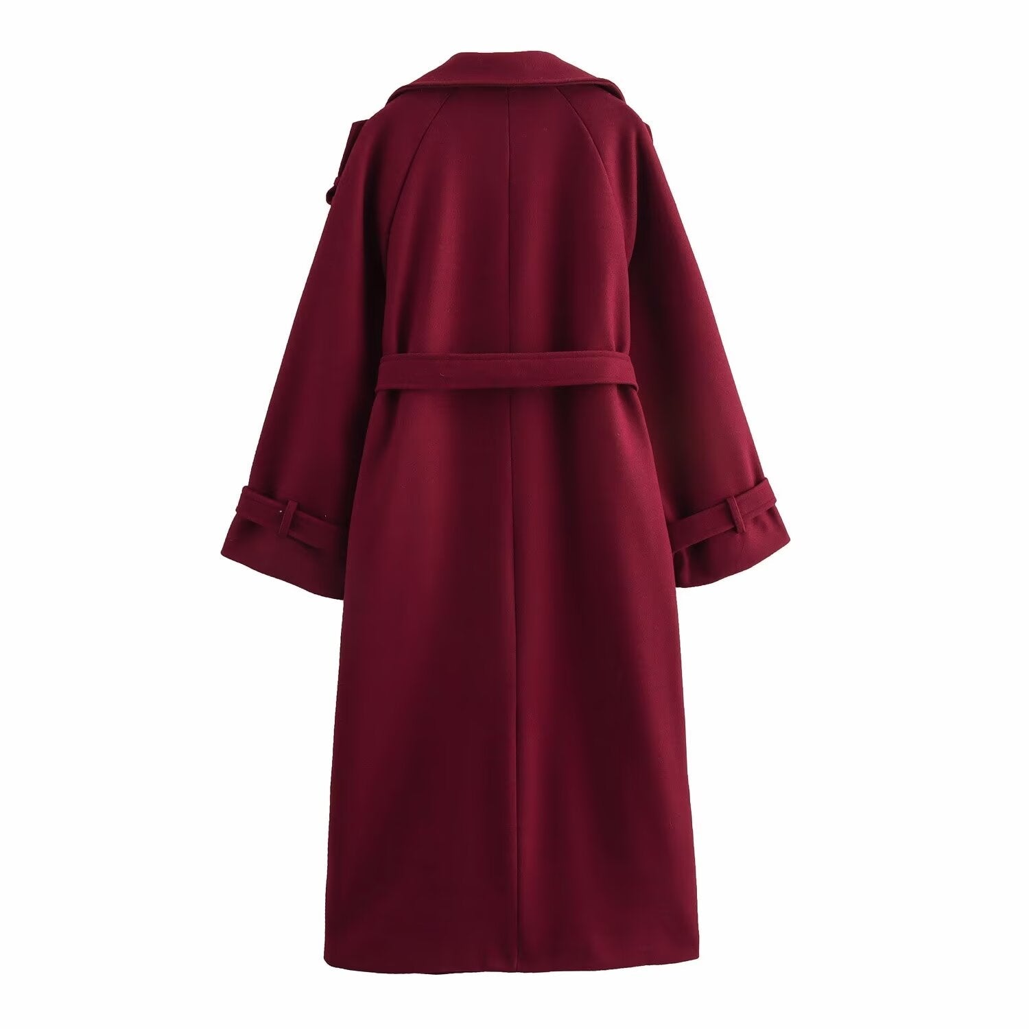 Double Breasted Woolen Cut Coat
