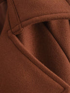 Double Breasted Woolen Cut Coat