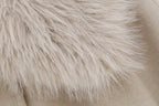 Blended Fur Collar Jacket