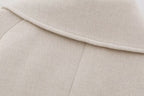 Blended Fur Collar Jacket
