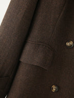 Herringbone Twill Long Coat