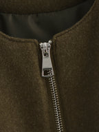 Sleeveless Pleated Loose Vest Coat