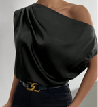 One Shoulder Sleeveless Top
