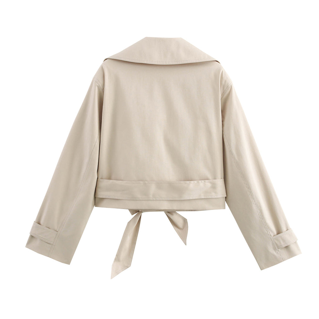 Long Sleeve Belted Jackets