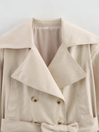 Long Sleeve Belted Jackets