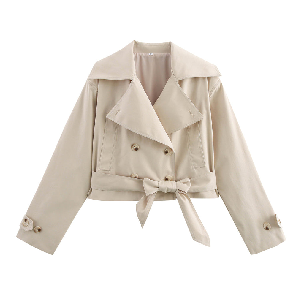 Long Sleeve Belted Jackets