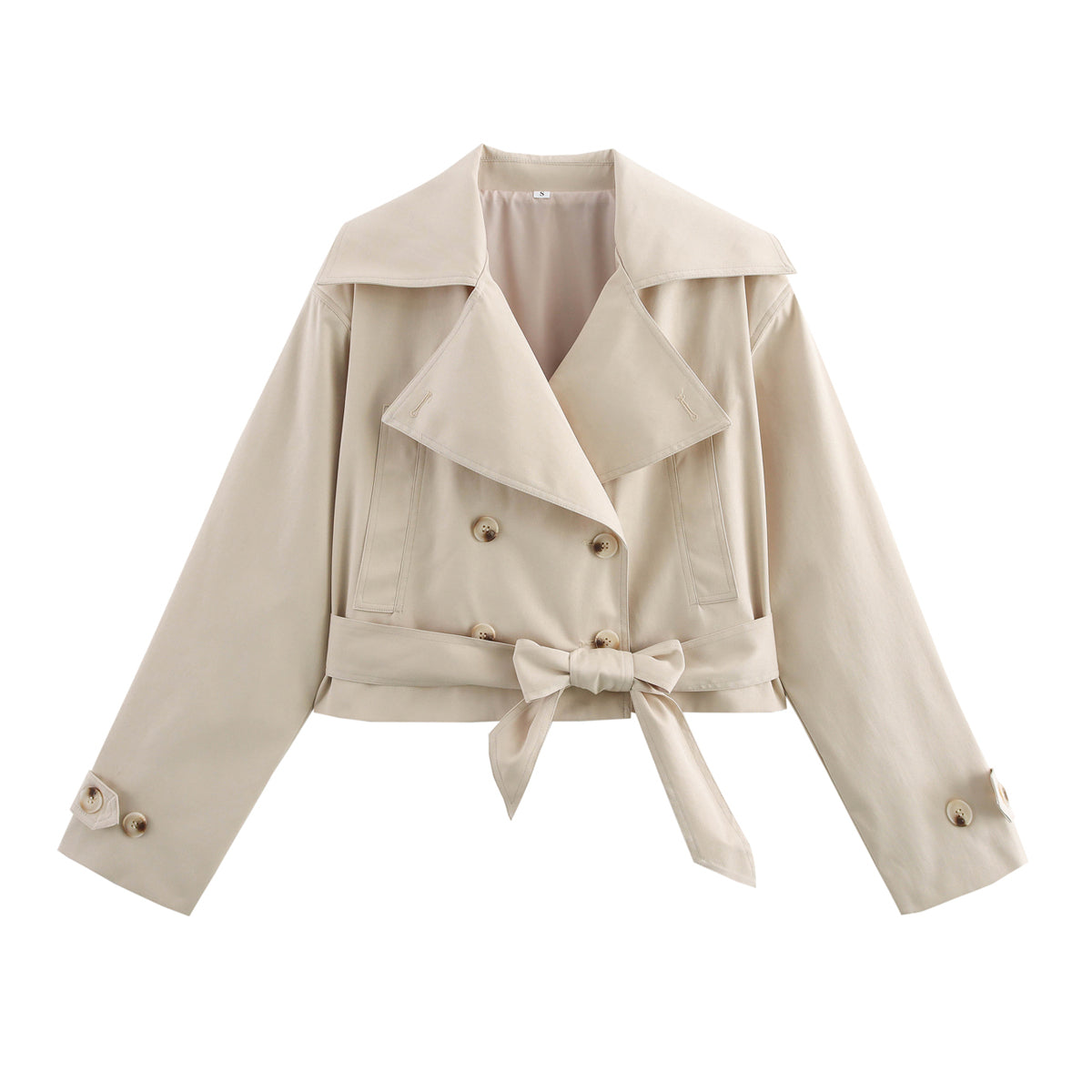 Long Sleeve Belted Jackets