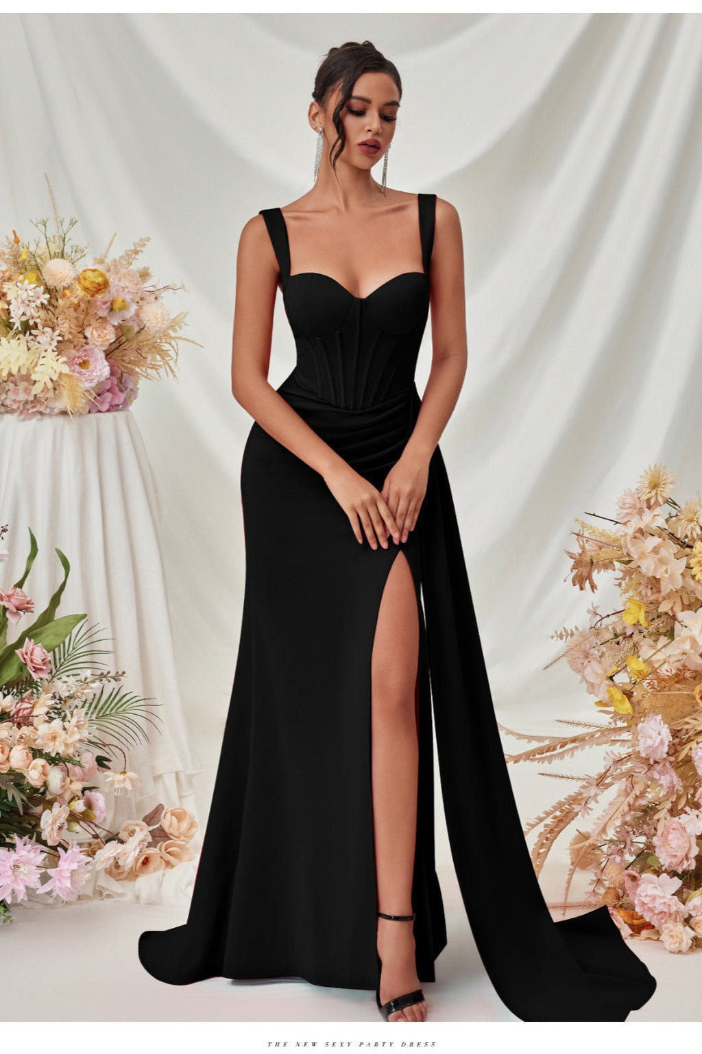Bodycon Slit Maxi Dress