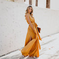Ramona Timeless Exquisite Neck Sleeveless Long Fashion Dress Chic Silhouette Collection
