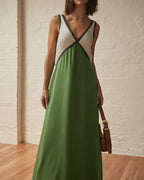 Maria Boutique Lightweight V Neck Maxi Dress Statement Occasion Edit