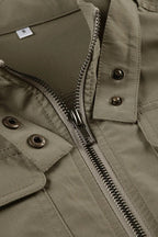 Vintage Drawstring Hem Street Jacket
