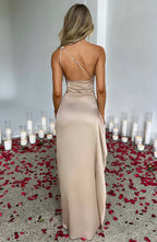 Ariana Premium Satin Maxi Dress Designer Edit
