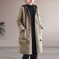 | Long padded coat