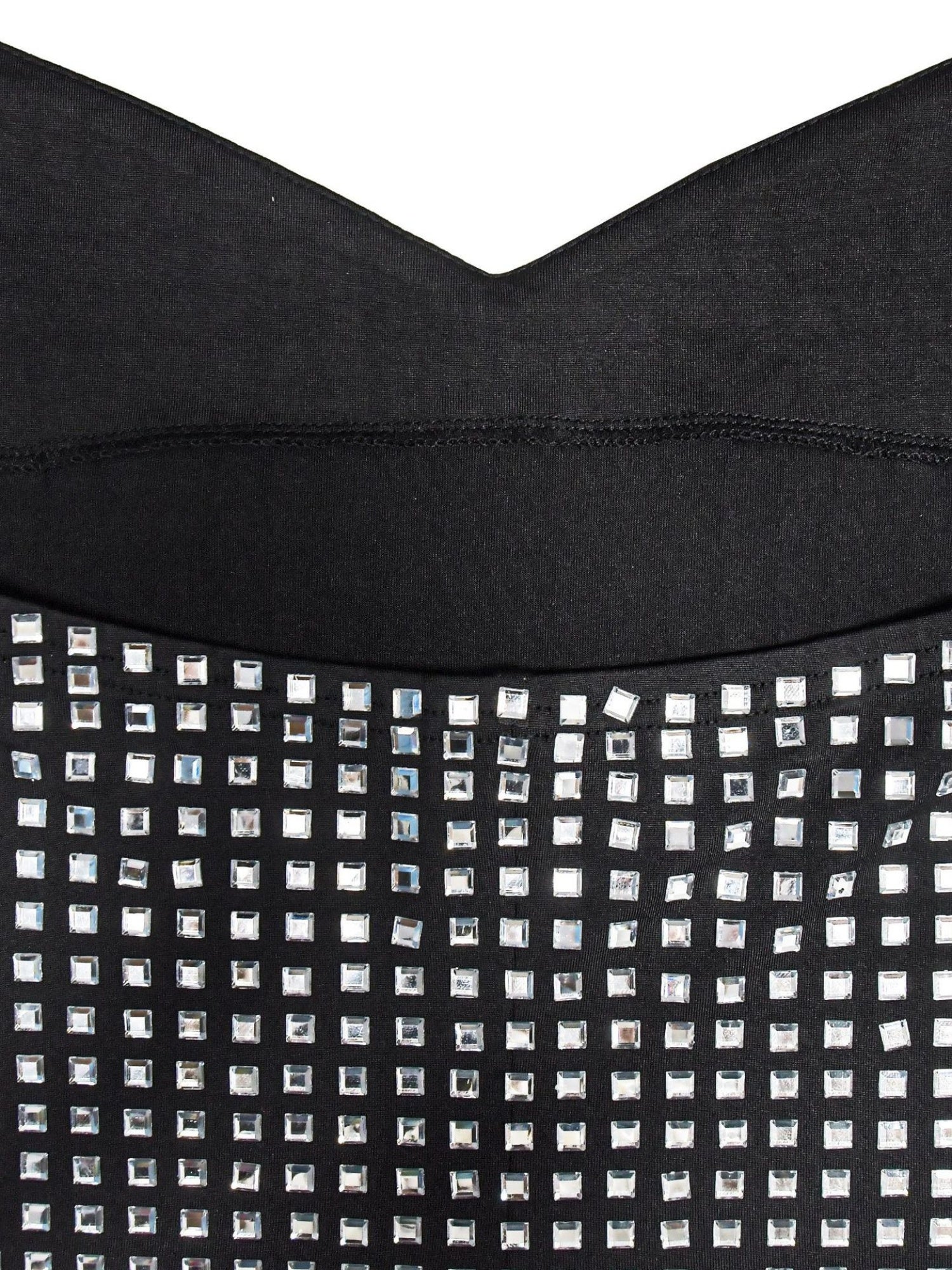 Neckband Rhinestone-studded Slim-fit Hip Wrap Sparkling Party Party Mini&Short Dresses