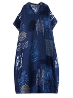 You Made Me Bat Sleeve Kaftan Dress