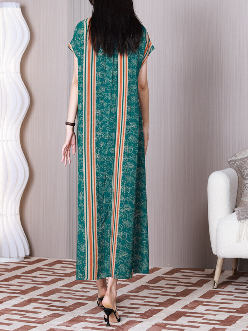 Stay With Me Lapel Collar A-line Dress