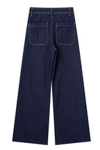 Straight Leg High Waist Pocketed Jeans