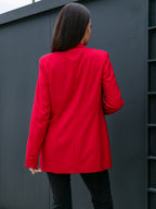 Lapel Double-breasted Blazers