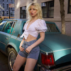 Zinnia | Casual High Waisted Shorts