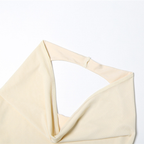 Halter mesh ruched cowl neck mini skirt set  | Festival Outfits Women