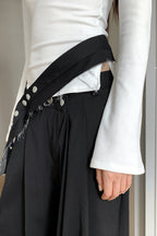 Vintage Wide-Leg Straight-Leg Pants