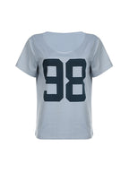 Digital Print Oversized Short Sleeve Tee