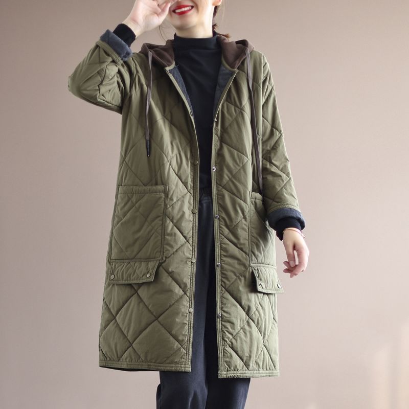 | Long padded coat