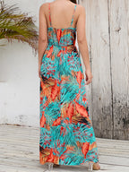 Floral Print Bohemia Camisoles Maxi Dresses