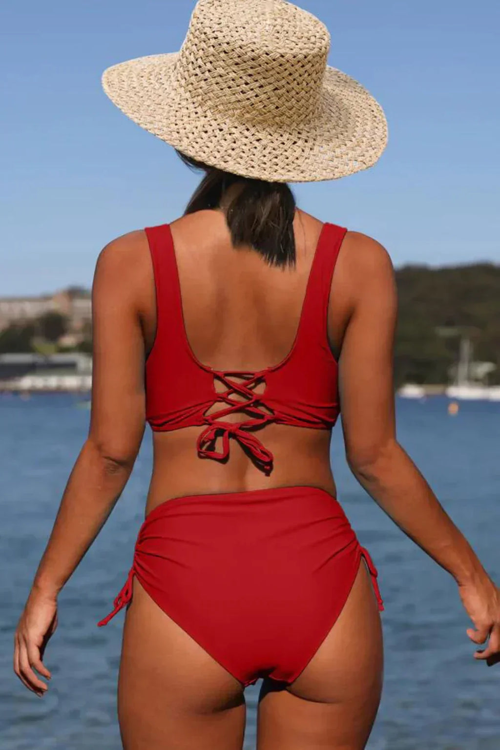 | Solid Swimwear Bikini