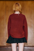 Dancing Cat Knitted Sweater