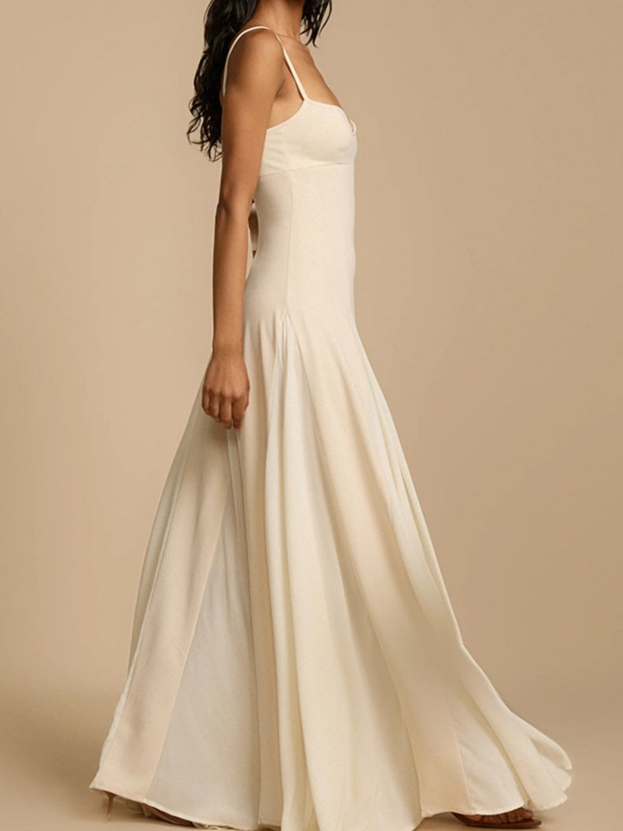 Big Swing Solid Color Lazy Temperament Maxi Dresses